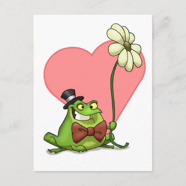 Carte postale Frog Valentine (Devant)