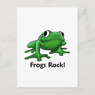 Carte Postale Frogs Rock !