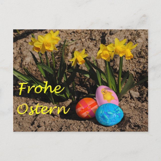 Carte Postale Frohe Ostern (Devant)
