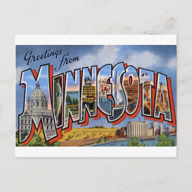 Carte Postale From Minnesota (Devant)