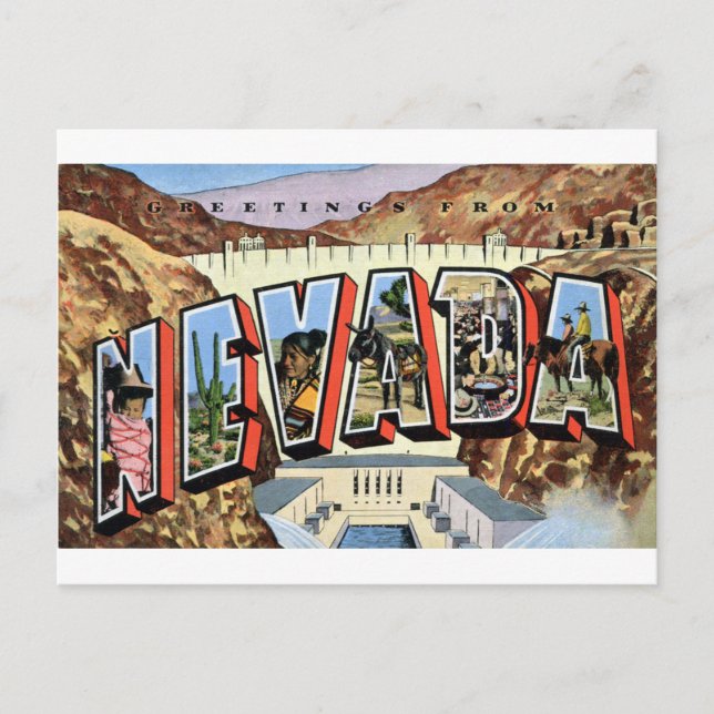 Carte Postale From Nevada (Devant)