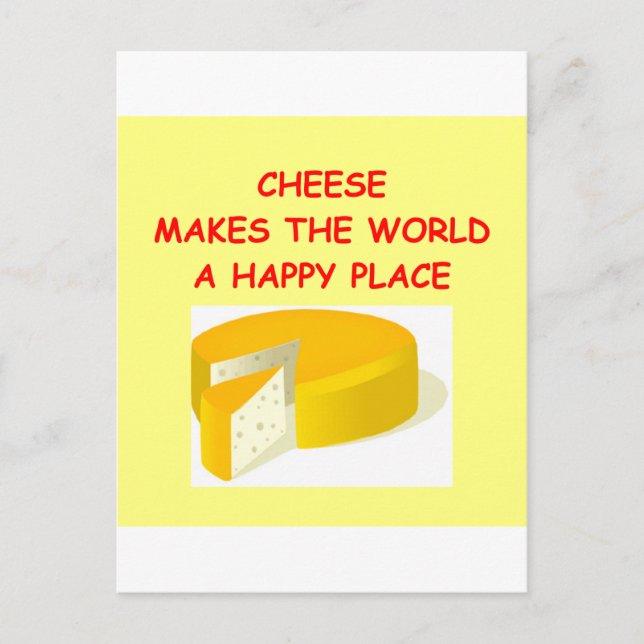 Carte Postale fromage (Devant)