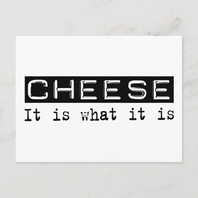 Carte Postale Fromage C'Est (Devant)