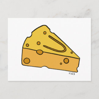 Carte Postale Fromage Mignon à Croquer