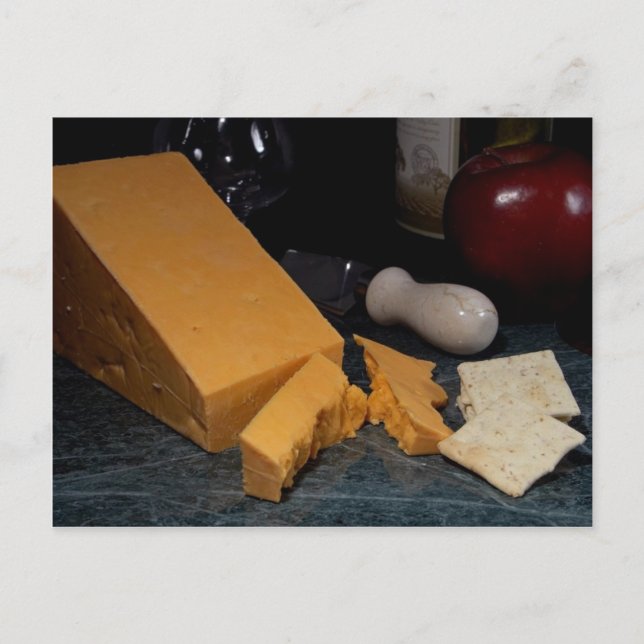 Carte Postale Fromage Red Leicester (Devant)