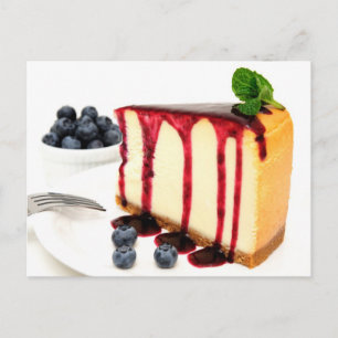 Carte Postale Fromages Et Blueberges