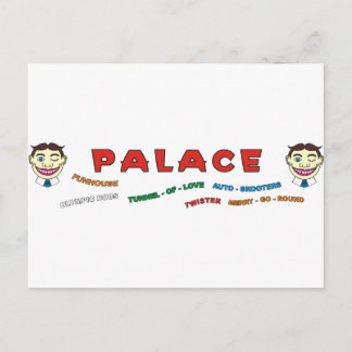 Carte Postale Front de la construction de palace