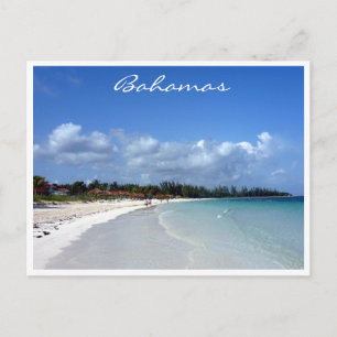 Carte Postale frontière côtière de bahamas
