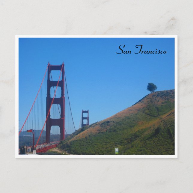 Carte Postale frontière de san fran golden gate (Devant)