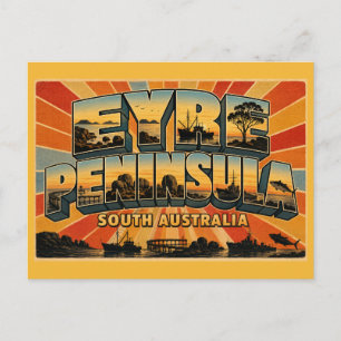 Carte Postale Frontière des produits de la mer de la péninsule d