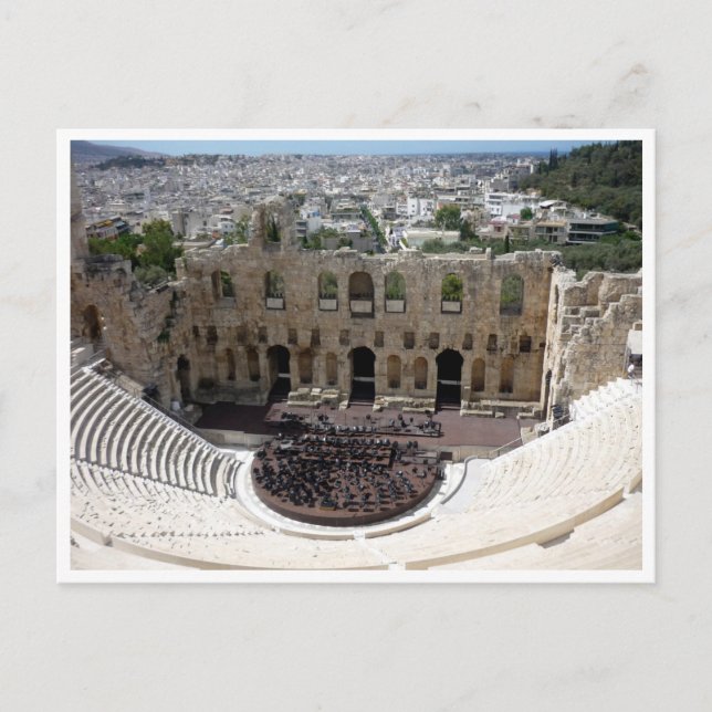 Carte Postale frontière dionysus acropolis (Devant)