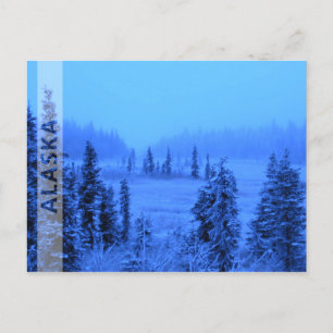 Carte Postale Frontière pour votre photo de vacances en Alaska