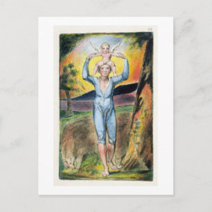 Carte Postale Frontispiece de "Chansons d'Innocence et d'Exper