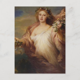 Carte Postale Frubling de Franz Xaver Winterhalter