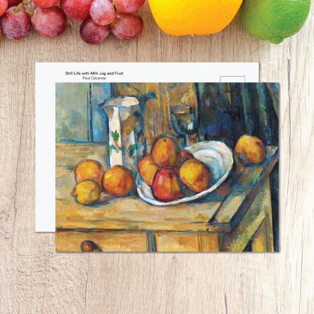 Carte Postale Fruit de Jug de Lait à vie fixe Paul Cézanne (Créateur téléchargé)