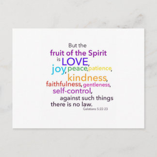 Carte Postale Fruit de l'Esprit