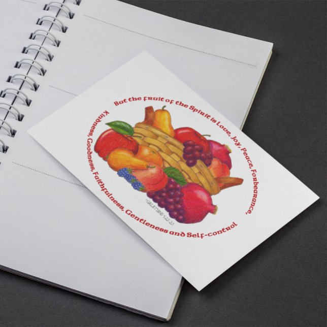 Carte Postale Fruit of the Spirit Inspirational Postcard (Créateur téléchargé)