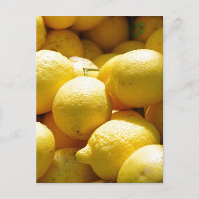 Carte Postale Fruits : Citrons (Devant)