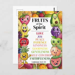 Carte Postale Fruits de l'Esprit