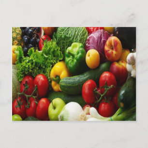 CARTE POSTALE FRUITS ET LÉGUMES