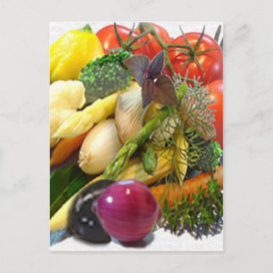 CARTE POSTALE FRUITS ET LÉGUMES