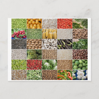 Carte Postale Fruits et légumes