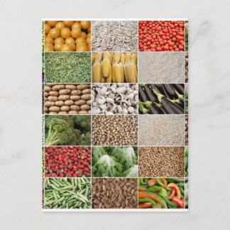 Carte Postale Fruits et légumes