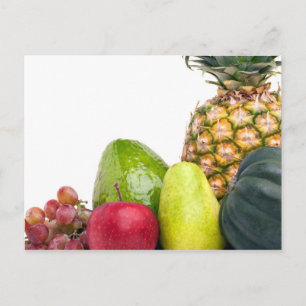 Carte Postale Fruits et légumes frais Disposition
