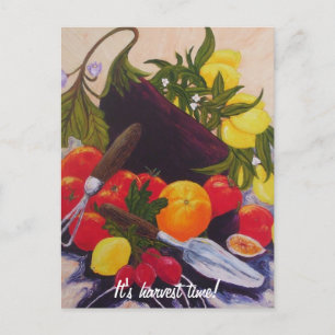 Carte Postale Fruits & Vegetables Medley