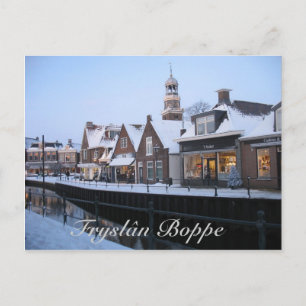 Carte postale Fryslân Boppe Lemmer Canal