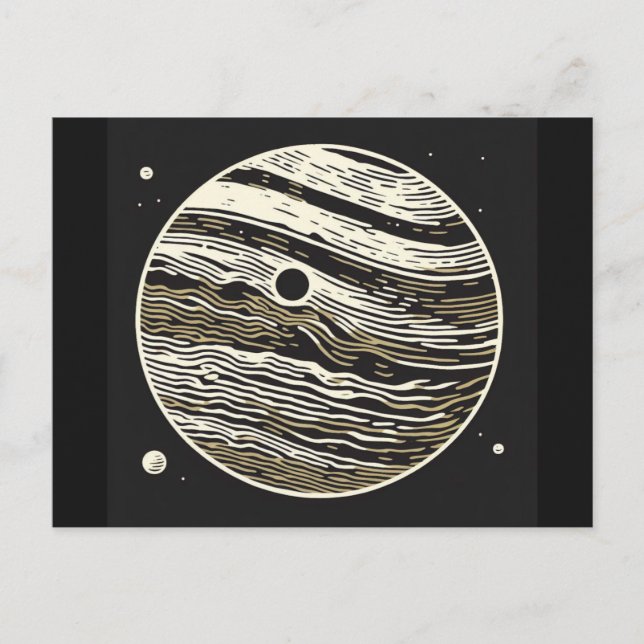 Carte Postale FSF Jupiter Woodcut 1 (Devant)
