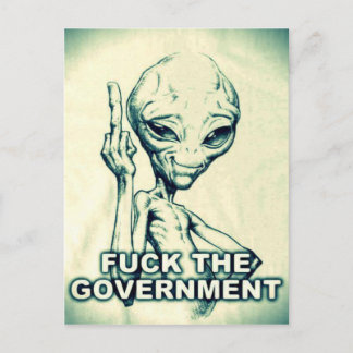 Carte Postale Fu** the Government Alien - Postcard