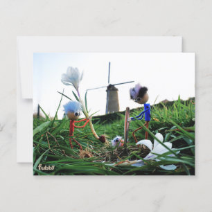 Carte Postale Fubby près d'un moulin plantait une sphère de croc