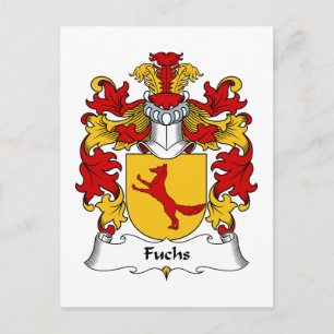 Carte Postale Fuchs Family Crest