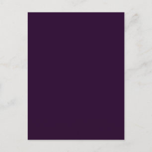 Carte Postale FUCHSIE PROFONDE (une couleur violet foncé solide)
