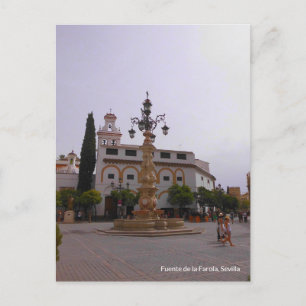 Carte Postale Fuente de la Farola, Séville