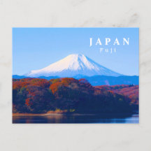 Carte postale Fuji célèbre au Japon