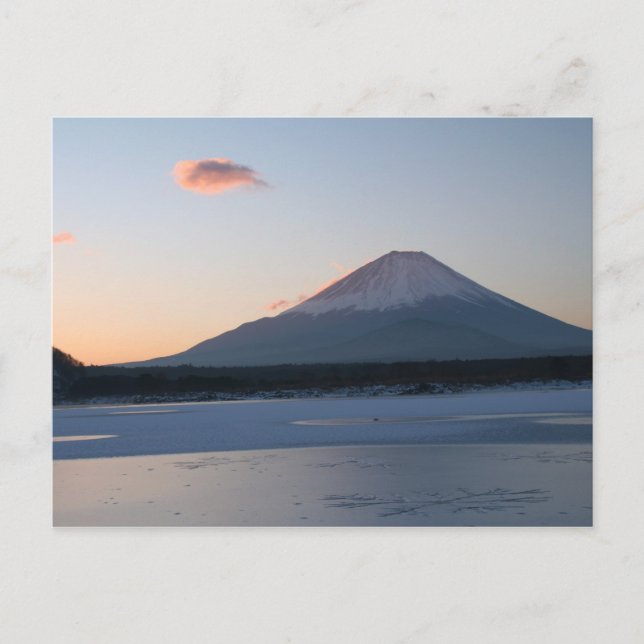 Carte Postale FUJIYAMA dans la matinée (Devant)