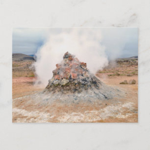 Carte Postale Fumarole, Hverir Zone géothermique, Islande