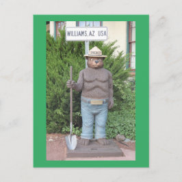 Carte Postale Fumer l'ours sur la route 66