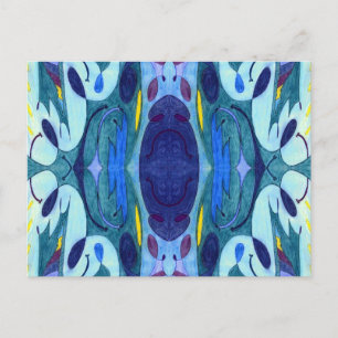 Carte Postale Fumes bleues