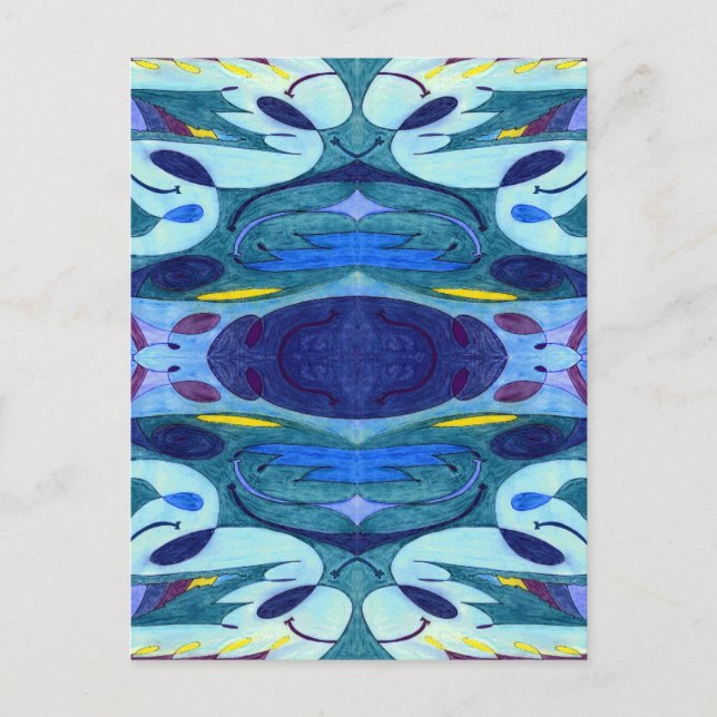 Carte Postale Fumes bleues (Devant)