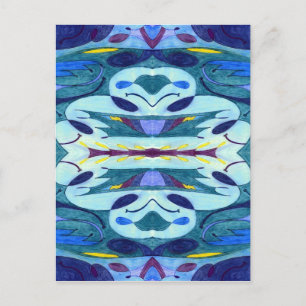 Carte Postale Fumes bleues