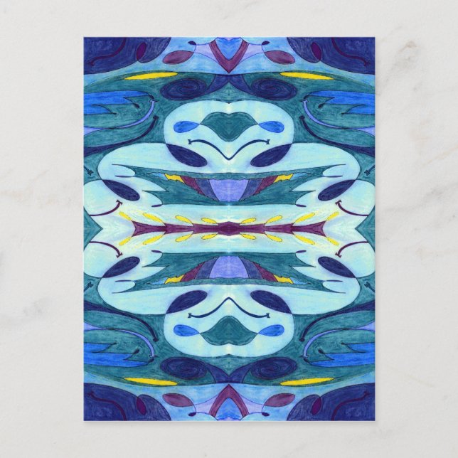 Carte Postale Fumes bleues (Devant)