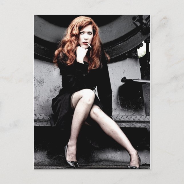 Carte Postale Fumeuse (Devant)