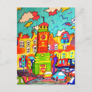 Carte Postale Fun Cloctower