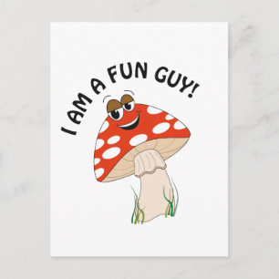 Carte Postale Fun Guy Postcard