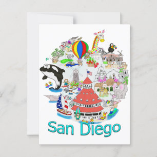Carte Postale Fun San Diego California