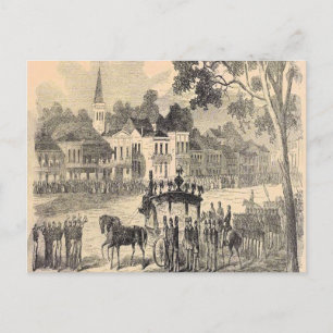 Carte Postale Funérailles de la deuxième ligne de la Nouvelle-Or