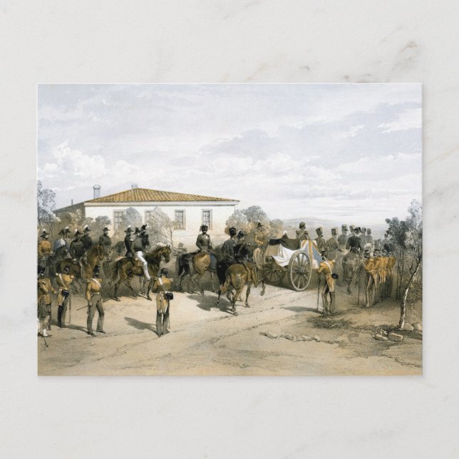 Carte Postale Funérailles du maréchal Lord Raglan (Devant)